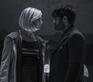 thoschei theta sigma (the doctor) and koschei oakdown (the master/missy) from "doctor who"